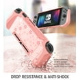 thumbnail image 4 of Mumba Dockable Case Compatible for Nintendo Switch, [Blade Series] TPU Grip Protective Cover Case with Ergonomic Design and Comfort Grip (Pink), 4 of 7
