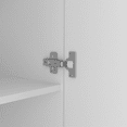 thumbnail image 4 of Wooden Cabinets, Multistorage Cabinet 71" H, Two Doors, Five Internal Shelves, White, White Living Room Cabinets,Particle Board Cabinets With Doors, Furniture Primary Living Space Cabinets, 4 of 6