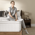 thumbnail image 6 of White 12 inch Queen Size Hybrid Mattress in a Box, Memory Foam & Individually Wrapped Coil, Support, Breathable, Pressure relief- 120 Night Trial, 6 of 7