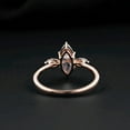 thumbnail image 4 of solitaire jewels 1.5CT 3 stone Marquise Moissanite Engagement Ring For Women, 10K White Gold, 4 of 5