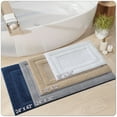 thumbnail image 2 of OEAKAY Bathroom Rug and Mat, Non Slip Bathroom Floor Mat, Absorbent Bath Rug, Washable Bathmats for Shower, Beige Bathroom Rug, 20"X32", 2 of 6