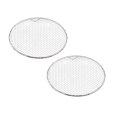 thumbnail image 1 of Oleegame 2PC Vegetable Peeler Stainless Steel Outdoor Home Cooking Stainless Steel Barbecue Rectangular Semicircular Multi Shape Multi Size Storage Barbecue Net, 1 of 4