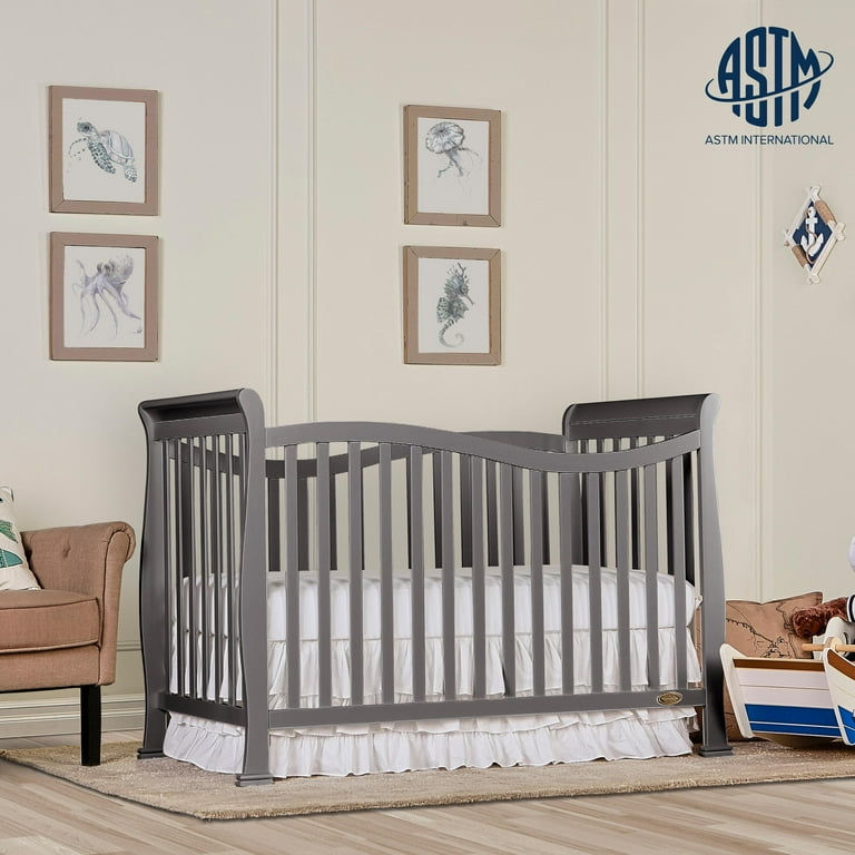 Dream On Me Violet 7 in 1 Convertible Life Style Crib in Storm Grey -  Walmart.com
