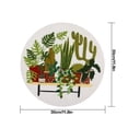 thumbnail image 3 of bedienty DIY Embroidery Kit with Hoop Plant Pattern Cross Stitch Set Handwork Needlework for Beginner Handmade Sewing Craft mixed color 6 1Set, 3 of 5