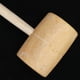 thumbnail image 3 of Martillo de madera, mazo de madera para marroquinería, mazo de carpintería, herramienta multiusos para trabajar la madera, 3 of 8