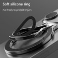 thumbnail image 5 of CCSmall for Magnetic Phone Grip Holder for MagSafe Accessories [2024 Upgrade], Detachable Phone Ring Holder Stand Silicone Ring Adjustable Kickstand for iPhone 15/14/13/12/Samsung/Google 8D Black, 5 of 8