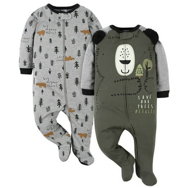 Gerber Baby Boys Sleep 'N Play, 2 Pack, Sizes Preemie - 6-9 Months