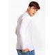 thumbnail image 2 of Camiseta Cuello V Manga Larga Microfibra Diane & Geordi 4137 Blanco M, 2 of 3