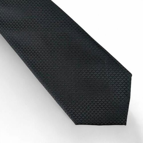 Alfani Men's Windhill Solid Tie Necktie Slim Modern 2 3/4" Black