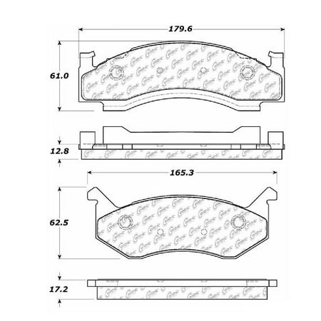 Plymouth Pb300 Brake Drum Go-Parts OE Replacement for 1974-1974 Plymouth PB300 Van Front Disc Brake Pad Set for Plymouth PB300 Van ()