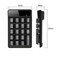 thumbnail image 2 of New Floating Key Bluetooth Numpad Receiver USB Numeric Keypad Wireless Wired Keyboard 2.4GHz 19 Keys Number Pad BLUETOOTH-COMPATIBLE, 2 of 8