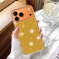 thumbnail image 2 of Case For Apple iPhone Air / 17 Pro / 17 Pro Max Series Case, Slim Thin Transparent Flexible Clear TPU Shockproof Phone Case For iPhone 17 Series, Elegant Gold Christmas Snowflake, 2 of 6