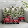 thumbnail image 3 of JEUXUS  Winter Pillow Covers  Buffalo Plaid Throw Pillow Cover Christmas Tree Truck Cushion Covers Black and White Check Pillow Case Winter Holiday Decor for Home Couch, 3 of 5