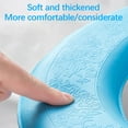 thumbnail image 5 of WKSCLPAI Toilet Seat Cushion, Household Soft Toilet Seat Cover, Waterproof Toilet Seat Cushions O-shape Toilet Lid Seat Cover Bathroom Accessories, Easy to Install and Clean, Blue, 5 of 7