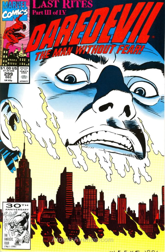 Cover of Daredevil #299