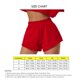 thumbnail image 3 of Pantalones cortos deportivos para mujer, cintura alta elástica, ropa deportiva de secado rápido para correr, correr, rojo, L, 3 of 8