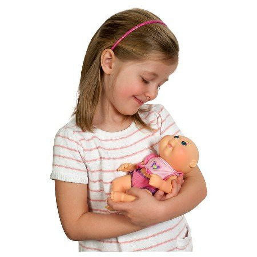 Cabbage Patch Kids Play n Travel Tiny Newborn with Folding Accessories Carrier Crib Stroller