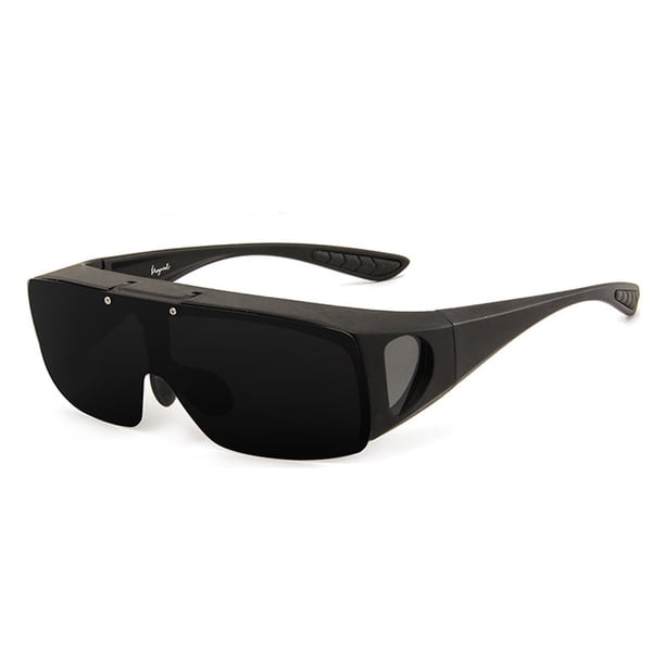 Ajuste sobre gafas de sol lentes polarizadas gafas de sol para pescar al aire libre cubierta para gafas de miopía gafas deportivas