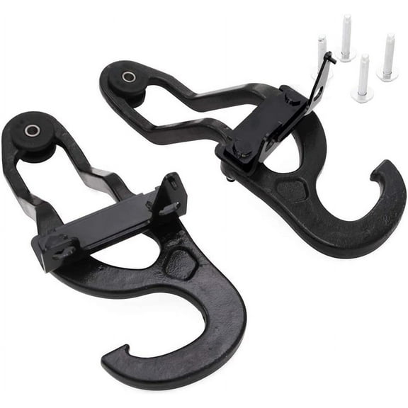 NIXFACE Ram Front Tow Hooks Fit for 2009-2019 Dodge Ram 1500 Replace OEM 82210967 68196982AA