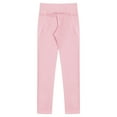 thumbnail image 4 of Linjinx Kids Yoga Dance Pants Sport Athletic Leggings Girls Stretchy Jogging Sweatpants with Pockets Pink 150, 4 of 5