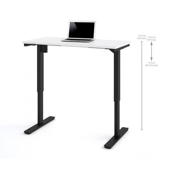 Table motorisée Bestar de 24 x 48 po à hauteur réglable