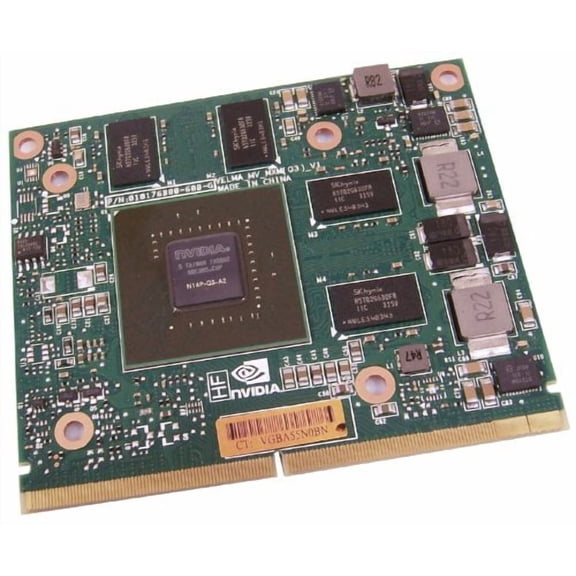 HP Quadro K2000M 2GB MXM Laptop Video Card N14P-Q3-A2