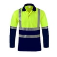 thumbnail image 1 of High Visibility Sweatshirt For Men Pullover Hi Vis Hoodie Pullover Sweatshirt Reflective Long Sleeve Sweatshirt Tops, 1 of 4