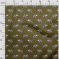 thumbnail image 2 of oneOone Organic Cotton Poplin Twill Fabric Elephant Block Print Fabric BTY 42 Inch Wide, 2 of 4
