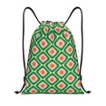 thumbnail image 1 of Xecao 60s and 70s Style Pattern Sports Drawstring Backpack - String Swim Gym Bag with Wet Proof Pocket for Women&Men-Medium, 1 of 6