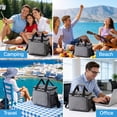 thumbnail image 5 of BN-LINK Soft Cooler Bag, 48 Cans Leakproof Insulated Bag,Portable Insulated Cooling for Lunch, Beach, Drink, Beverage, Travel, Camping,Picnic,Gray, 5 of 6
