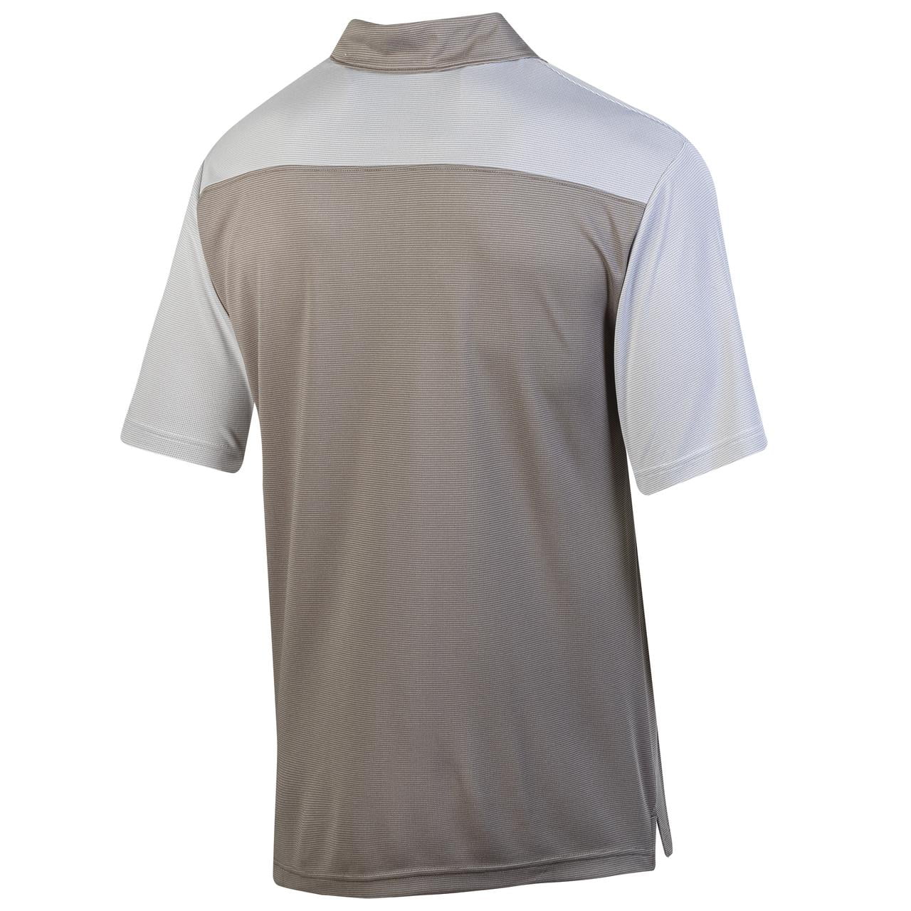 Hanes Men's NCAA Alabama State 3 Button Colorblock Polo