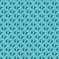 thumbnail image 1 of Ahgly Company Machine Washable Indoor Square Transitional Bright Cyan Blue Area Rugs, 4' Square, 1 of 7