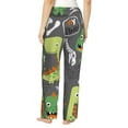 thumbnail image 3 of Daiia Cartoon Dinosaurs Women's Sleep Pant with Pockets and Drawstring,Pajama Pants-Small, 3 of 9