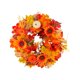 thumbnail image 3 of Corona de otoño BLESIY 16 pulgadas decoración de pared hecha a mano forma de calabaza de girasol simulada, 3 of 8