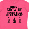 thumbnail image 4 of Inktastic Future Oil Rig Worker Boys or Girls Toddler T-Shirt, 4 of 5
