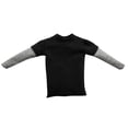 thumbnail image 2 of 1/6 Black Long Sleeve Top Clothes Accessory For 12'' Male Action Figure, 2 of 7