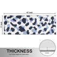 thumbnail image 5 of Kitchen Rugs Sets Of 2,Blue and Dark Blue Leopard Pattern Anti Fatigue Kitchen Mat Rugs Non Slip Washable,Decorative Kitchen Floor Mats for Kitchen,Sink,Laundry,17"X47", 5 of 5