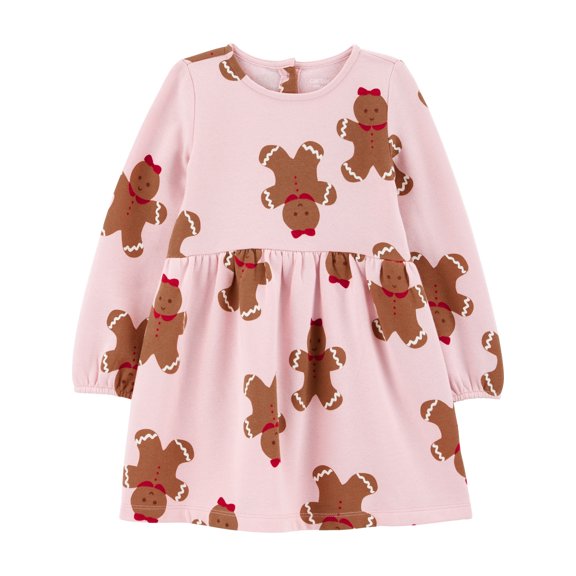 Carter's Child of Mine Baby and Toddler Girl Holiday Dress, Sizes 12M-5T