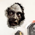 thumbnail image 1 of Adhesivos de pared Halloween Zombie 3D con efecto pared rota de PVC, 1 of 3