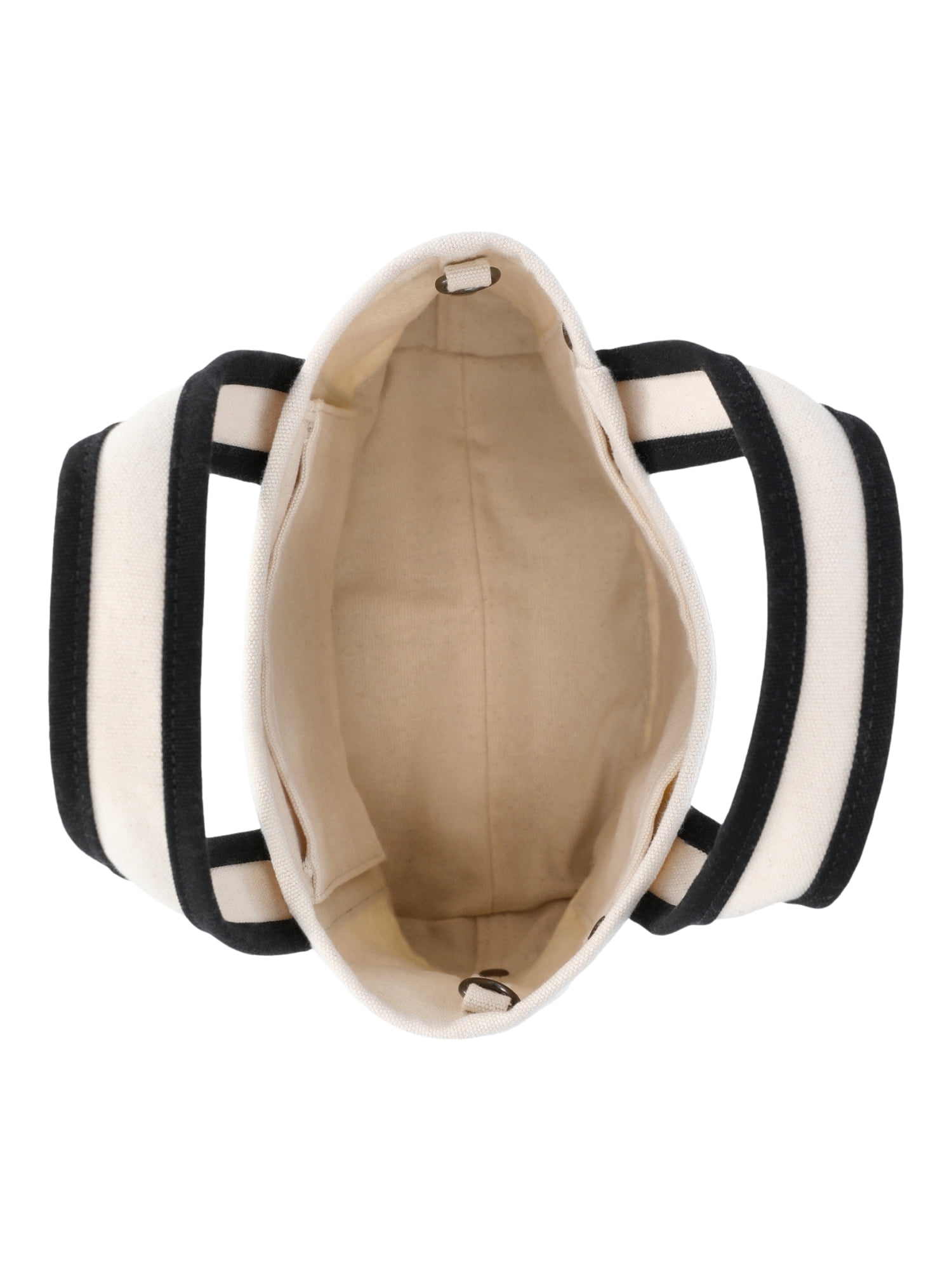 No Boundaries Women's Canvas Mini Tote, Black, Women’s