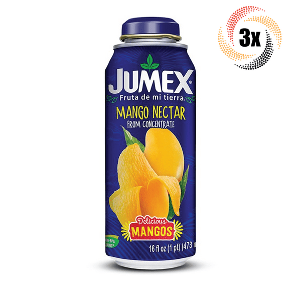 3x Cans Jumex Mango Nectar Flavor Drink 16 Fl Oz ( Fast Shipping! )