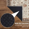 thumbnail image 2 of Keen Home Design Machine Washable Area Rugs with Non-slip Backing, Ideal for Hallway, Living Room, Bedroom, Kitchen and Laundry Room, Vintage Moroccan and Low Pile Rug - ( 2'6'' x 7'), 2 of 9