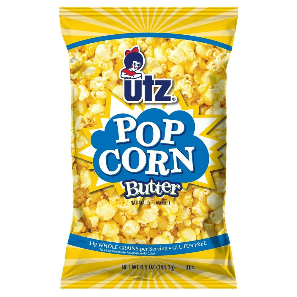Utz Quality Foods Butter Popcorn 65 Oz Bag 4 Bags 