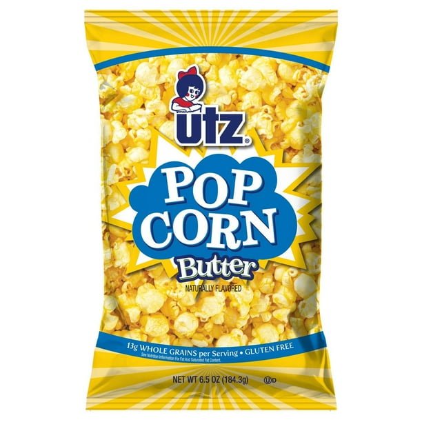Utz Quality Foods Butter Popcorn 6.5 oz. Bag (4 Bags)