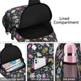 thumbnail image 3 of Yellow Floral Sunflower Pattern Sling Backpack, Boho Country Crossbody Shoulder Bag with Wildflower Bloom and Rustic Summer Design Daypack, 3 of 6