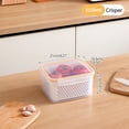 thumbnail image 2 of TERGAYEE Fruit Storage Containers for Fridge,Leakproof Food Storage Containers with Removable Colander,Airtight Food Storage Container,Keep Food Fresh longer, 2 of 4