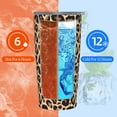 thumbnail image 4 of Leopard Print Tumbler, Cheetah Cup with Lid and Straw, 20 Oz Stainless Steel Insulated Water Bottle Coffee Mug, 4 of 6