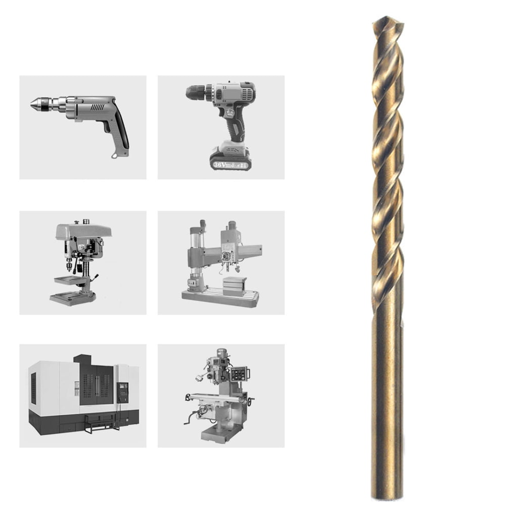 MOMOJIA Professional M35 Twists Drill Bit Set for Stainless Steel Metal 3-14mm Diameter