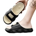 thumbnail image 1 of Sandalias Baño Nube Hombres Diapositivas Suela Gruesa Antideslizante para La Playa Verano, 1 of 9