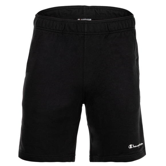 Champion Men Sweatshorts - Bermuda, short, small logo, plain colour Black 2XL (2X-Large)